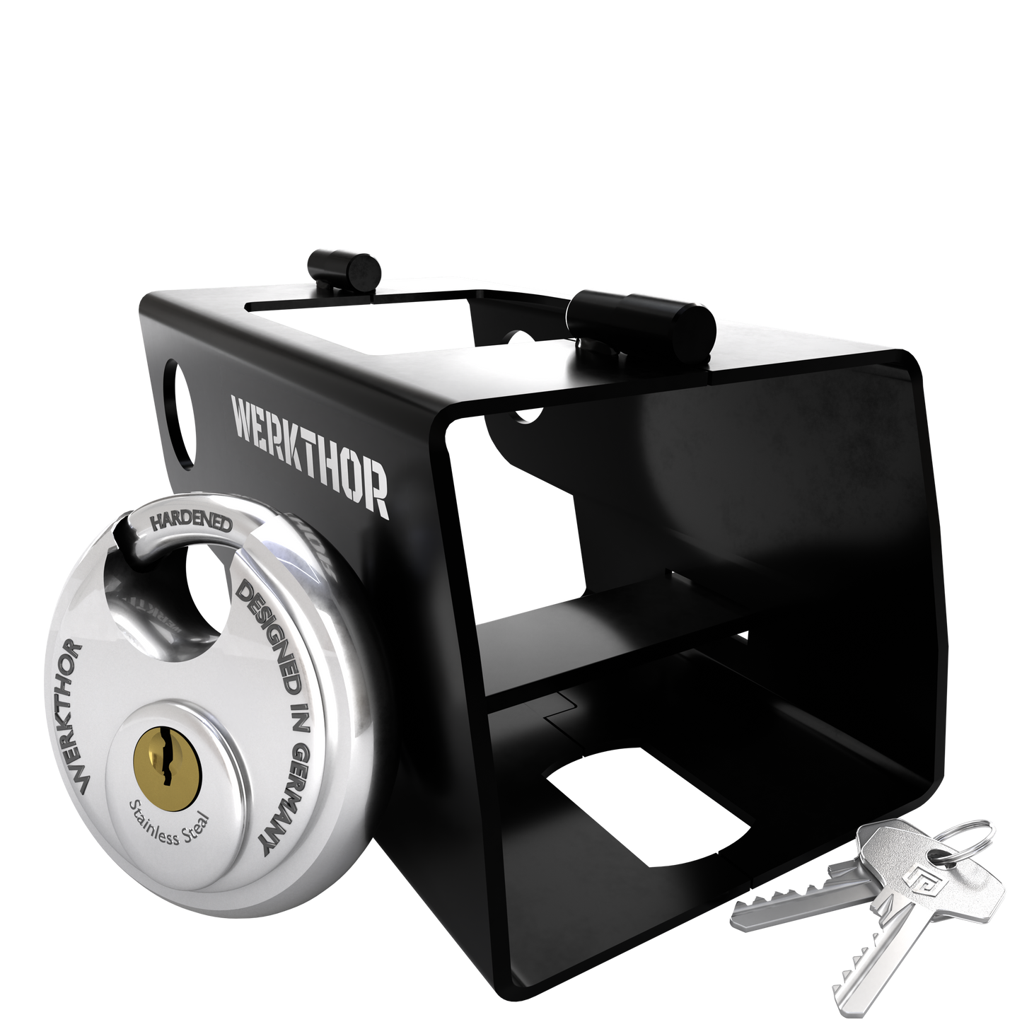 Antivol de remorque avec serrure à combinaison - argent