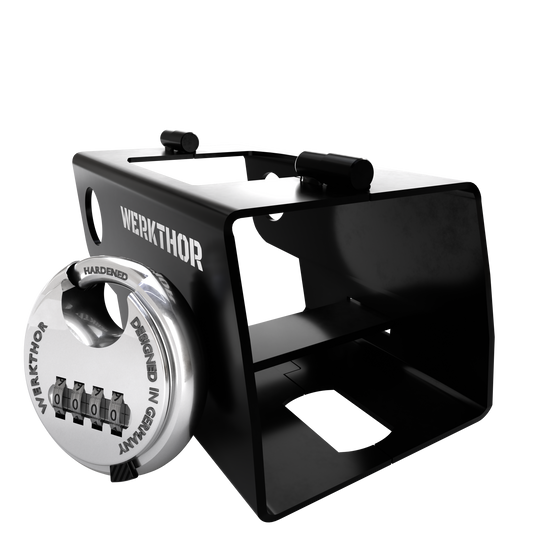 Lucchetto per rimorchio con combinazione inclusa - Nero