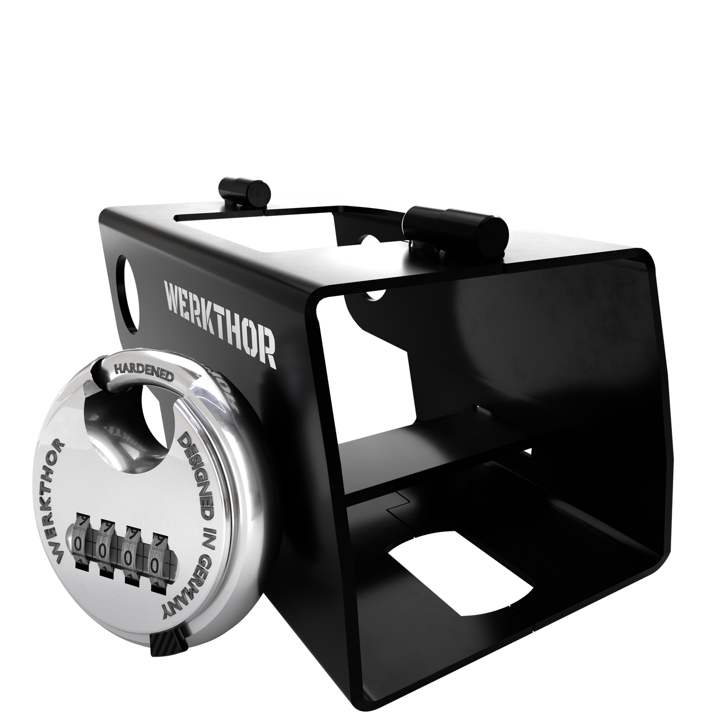 Antivol de remorque avec serrure à clé - Noir