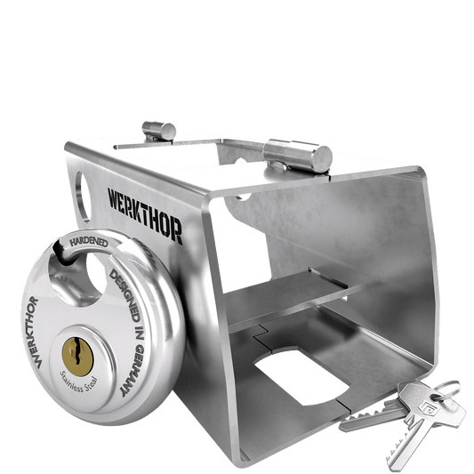 Lucchetto a ciondolo con chiave inclusa - argento