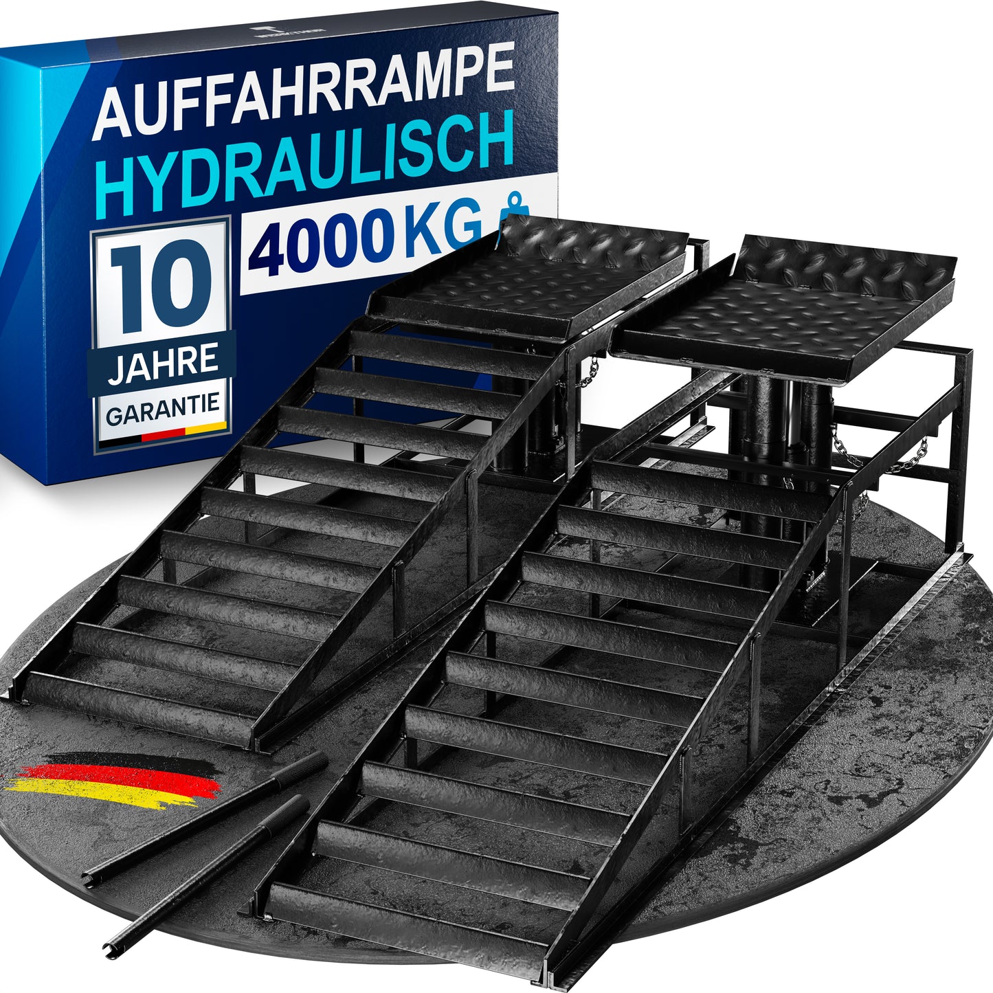 Rampe de chargement hydraulique jusqu'à 4T [jeu de 2]