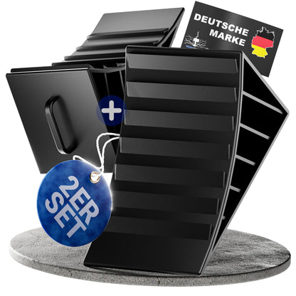 Unterlegkeile mit Griff [2er Set] - Unterlegkeile Anhänger bis 1600kg Achslast