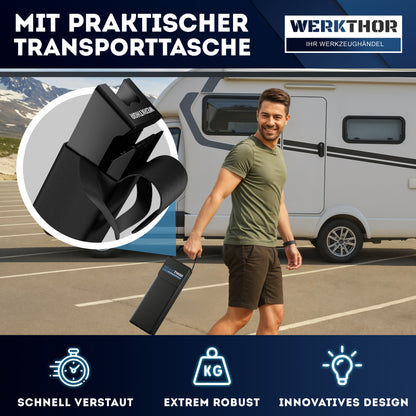 Cales de rampe avec marches plates jusqu'à [<5t], sac de transport inclus