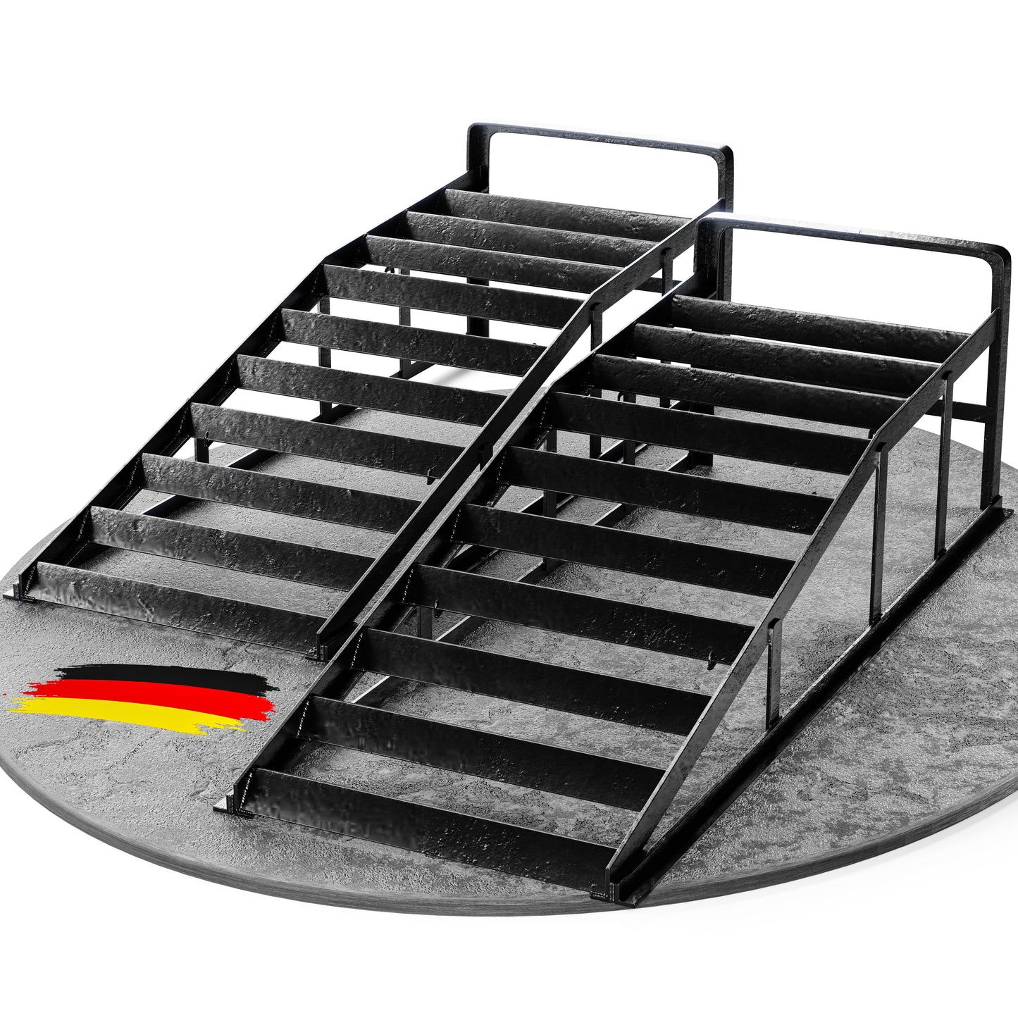 KFZ Rampe Metall [2er Set] - Auffahrrampen bis [<3t]