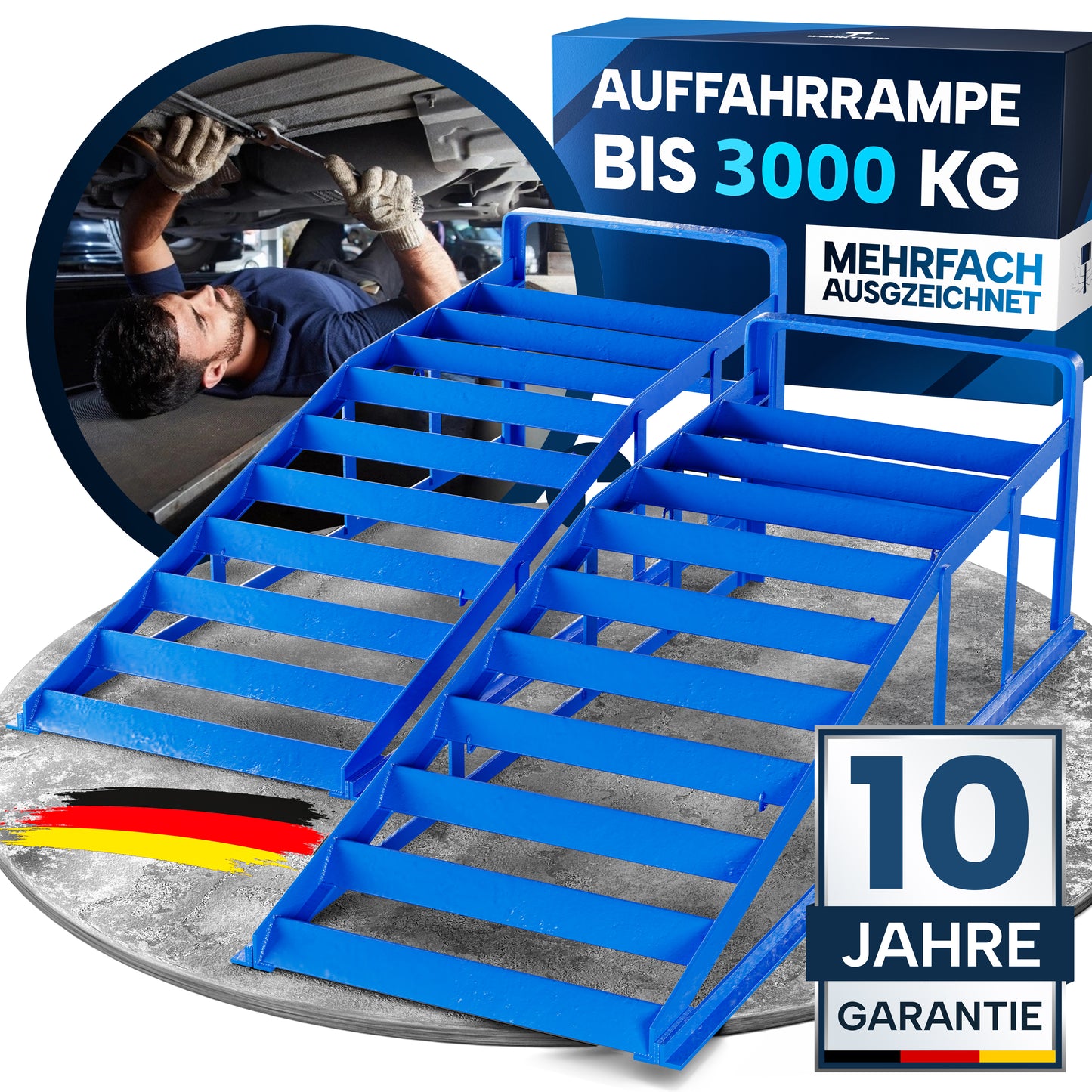 Rampe de chargement en métal [lot de 2] - rampes de chargement jusqu'à [<3t]