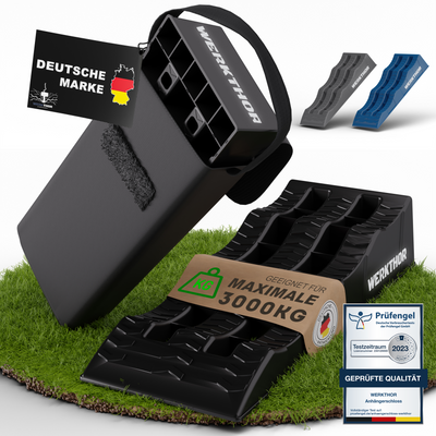 Cales de rampe avec marches rondes jusqu'à [<3t], sac de transport inclus