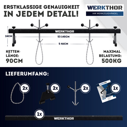 Motorbrücke 500kg massiv für PKW
