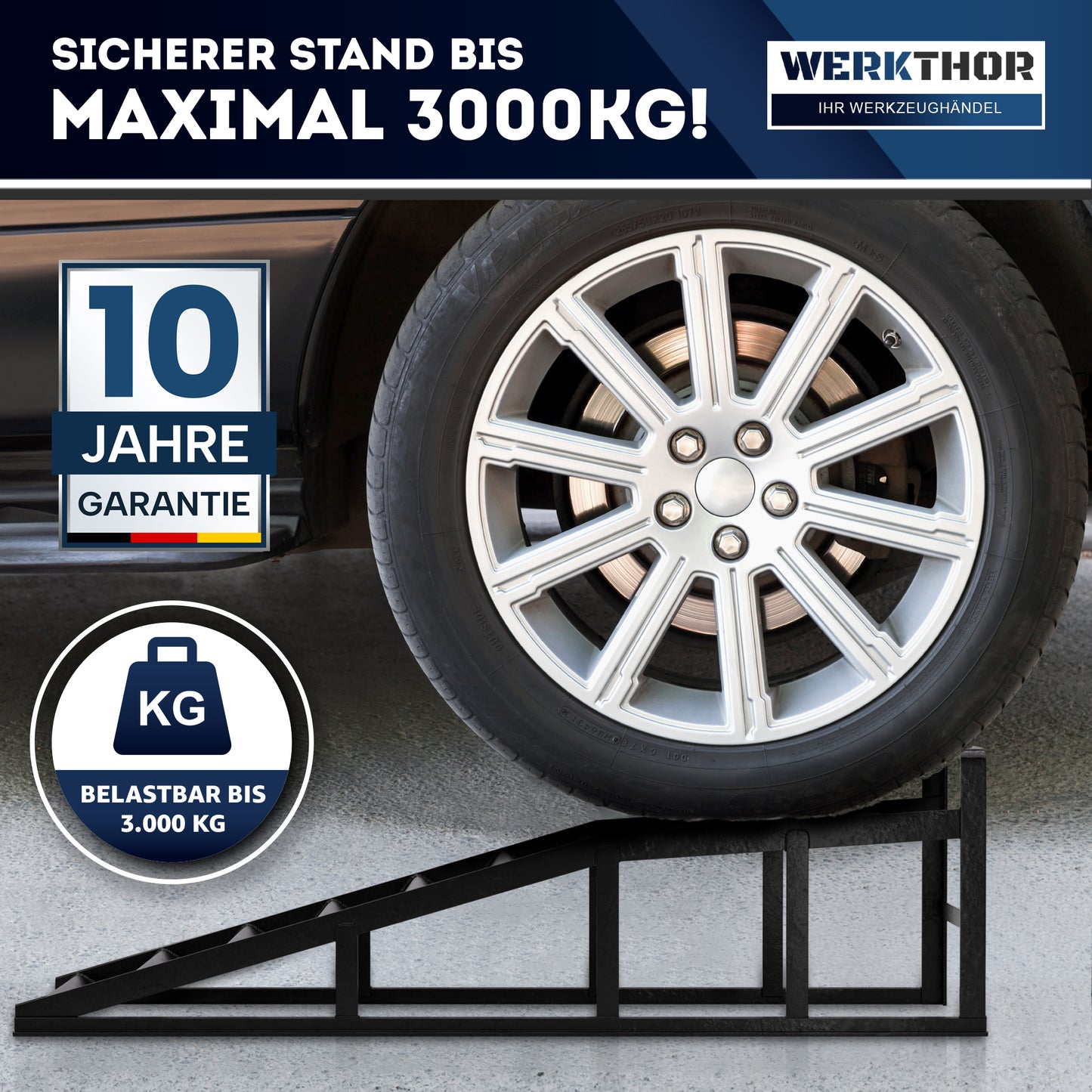 Rampe de chargement en métal [lot de 2] - rampes de chargement jusqu'à [<3t]