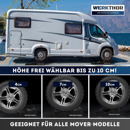 Cales de rampe avec marches rondes jusqu'à [<3t], sac de transport inclus