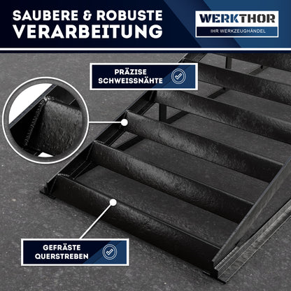 Rampe de chargement en métal [lot de 2] - rampes de chargement jusqu'à [<3t]