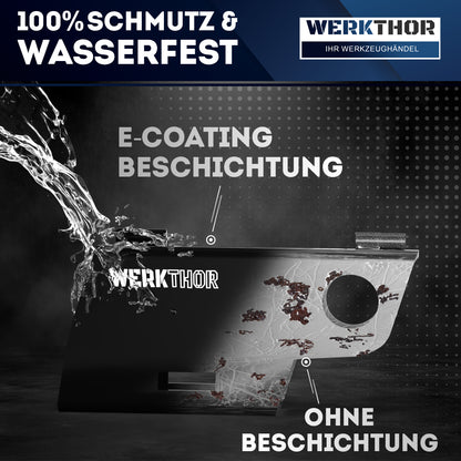 Anhängerschloss inkl. Zahlenschloss - Schwarz