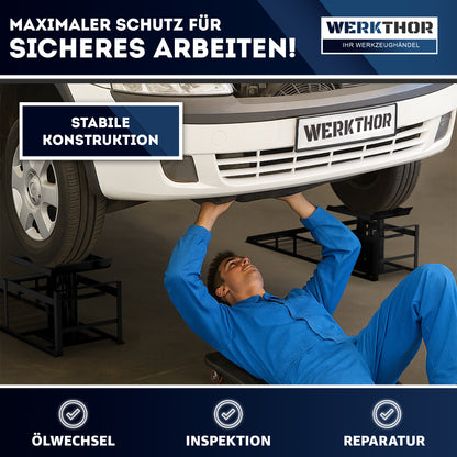 Rampe de chargement hydraulique jusqu'à 4T [jeu de 2]