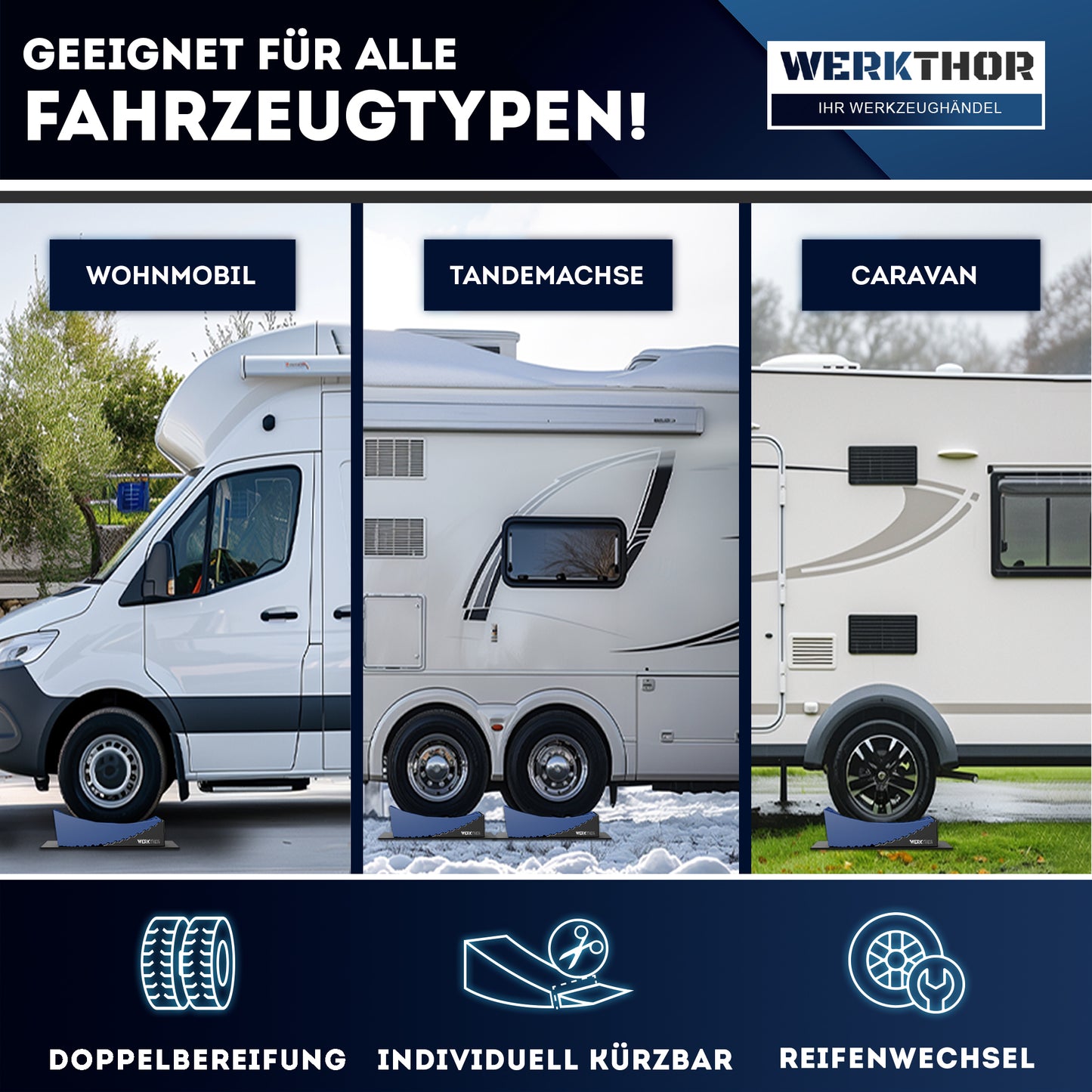 Rampes à variation continue jusqu'à [<13,5t], sac de transport inclus