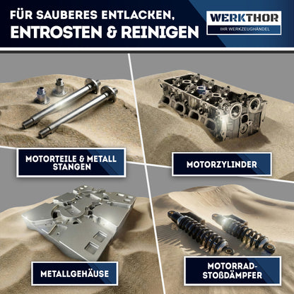 Sandstrahlkabine 94,8 Liter - für Holz & Metall