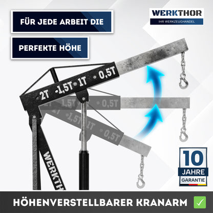 Werkstattkran – Motorkran hydraulisch für Motor Ausbau