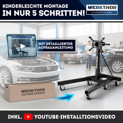 Motorständer kfz massiv für Motoren Instandsetzung