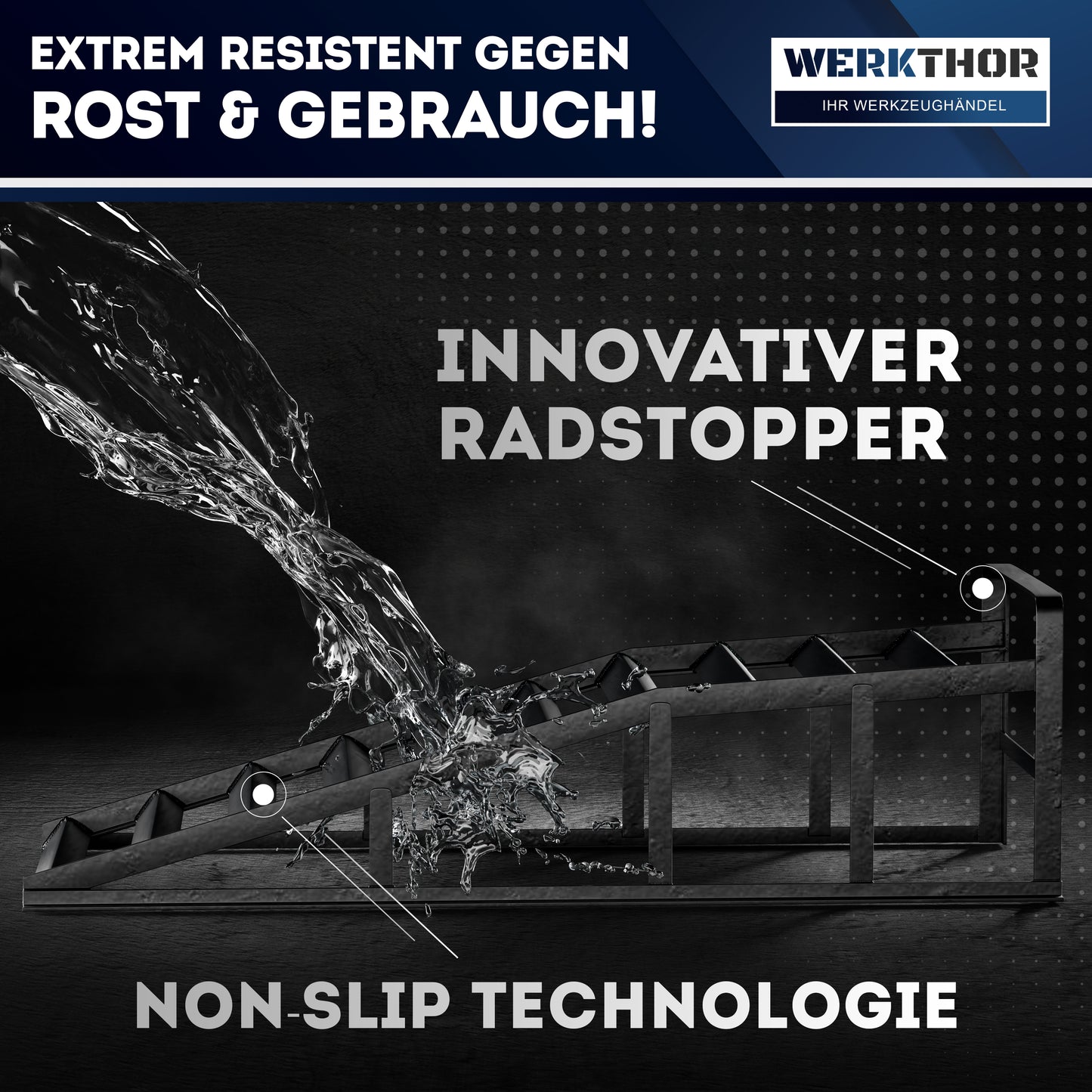 Rampe de chargement en métal [lot de 2] - rampes de chargement jusqu'à [<3t]