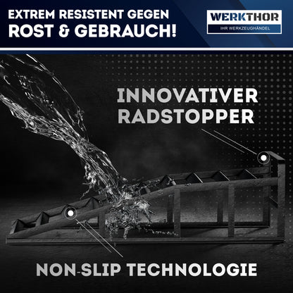 Rampe de chargement en métal [lot de 2] - rampes de chargement jusqu'à [<3t]