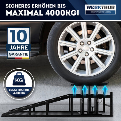 Rampe de chargement hydraulique jusqu'à 4T [jeu de 2]