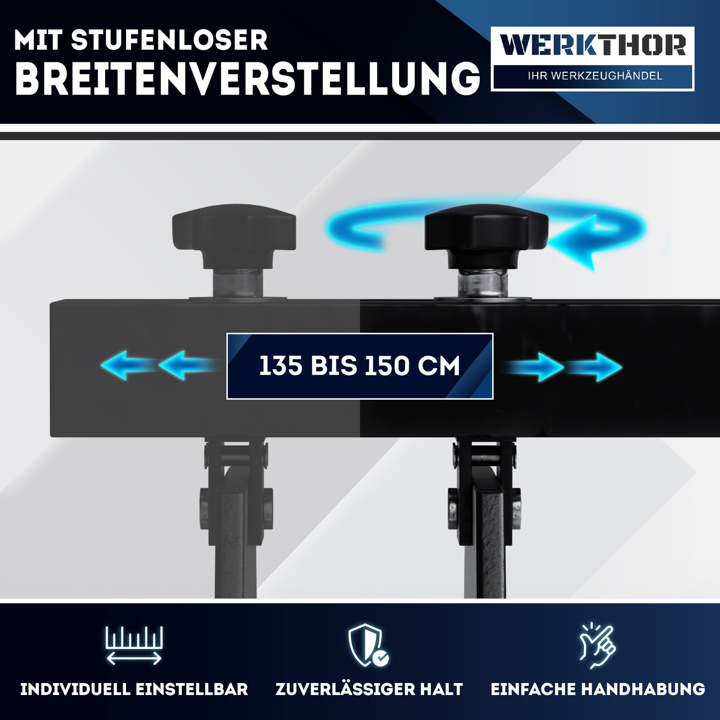 Motorbrücke 500kg massiv für PKW
