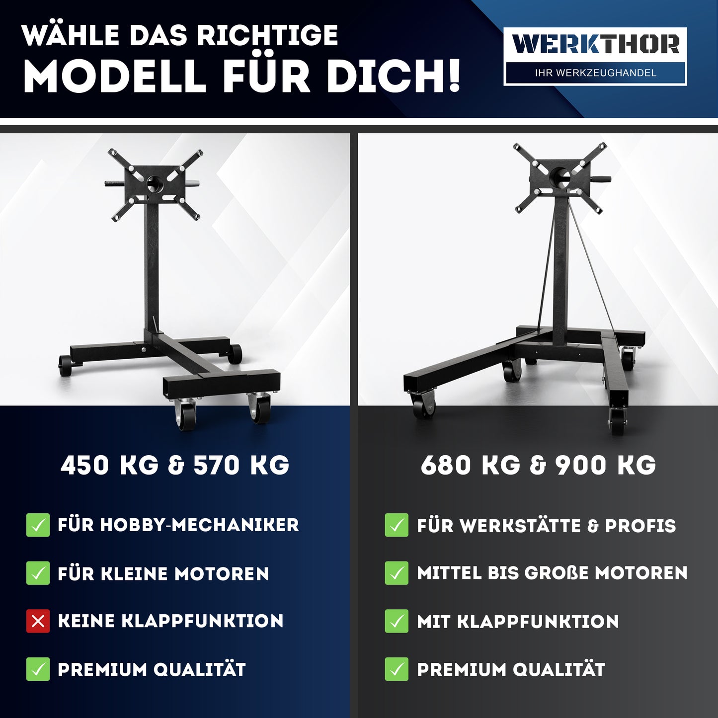 Motorständer kfz massiv für Motoren Instandsetzung