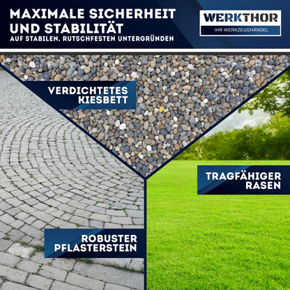 Cales de rampe avec marches plates jusqu'à [<5t], sac de transport inclus