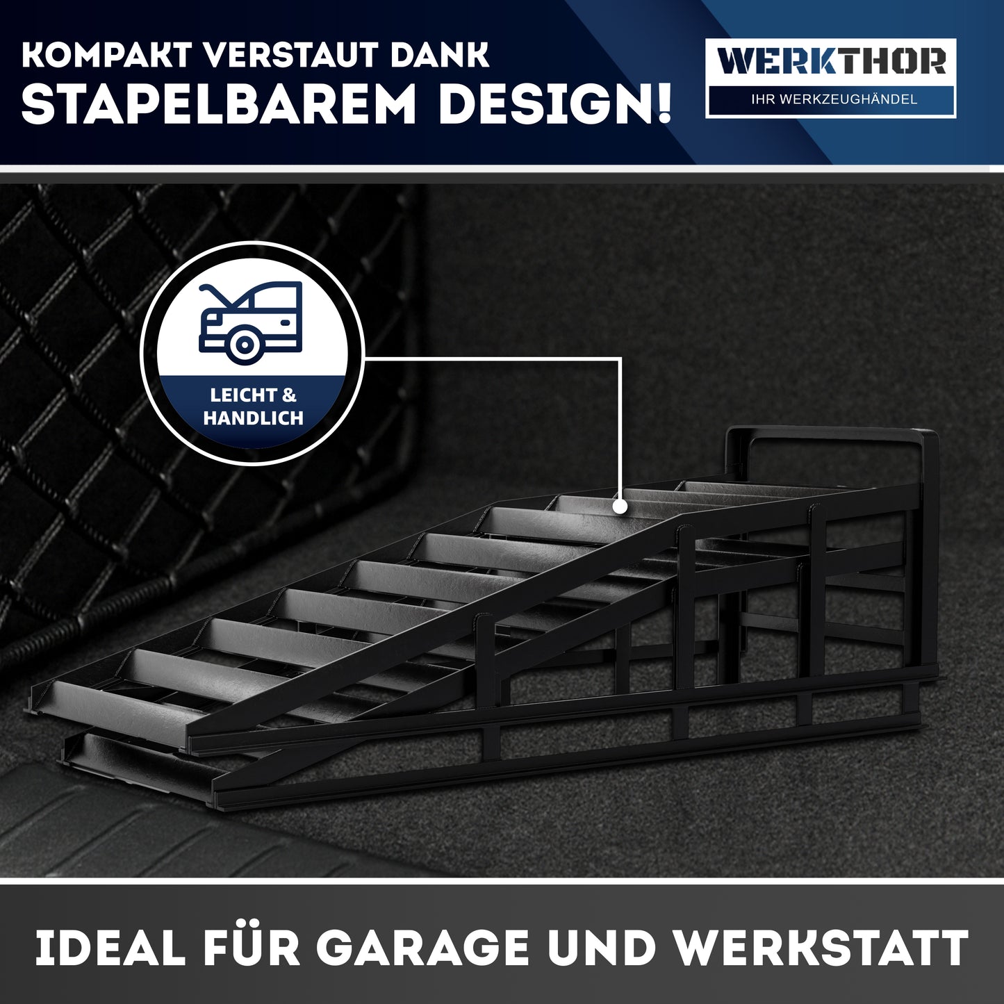 Rampe de chargement en métal [lot de 2] - rampes de chargement jusqu'à [<3t]