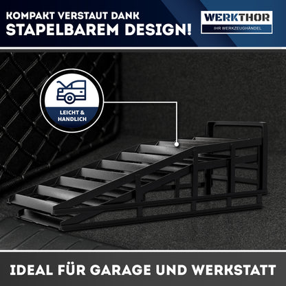 Rampe de chargement en métal [lot de 2] - rampes de chargement jusqu'à [<3t]
