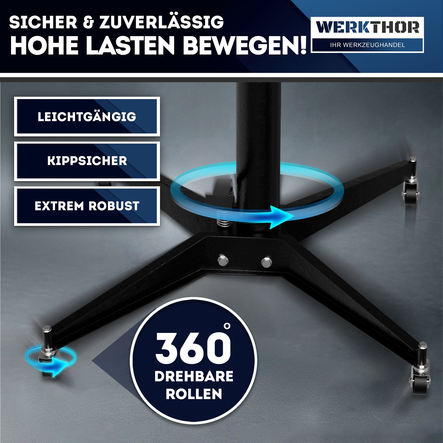 Getriebeheber 500kg hydraulisch & verstellbar 113-195 cm