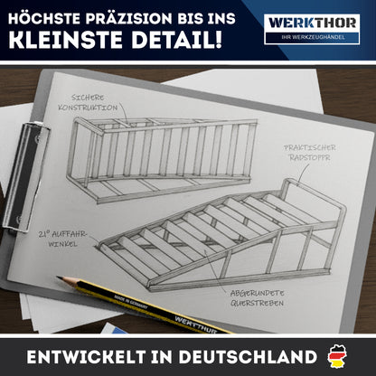 Rampe de chargement en métal [lot de 2] - rampes de chargement jusqu'à [<3t]