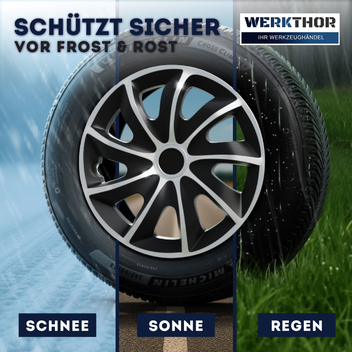 Radkappen 13-16 Zoll [4er Set]