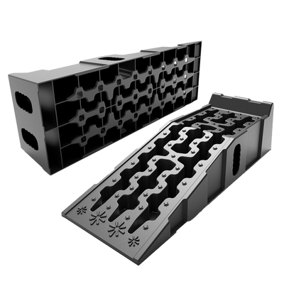 KFZ Rampe [2er Set] - Auffahrrampen für maximalen Halt bis [<3t]